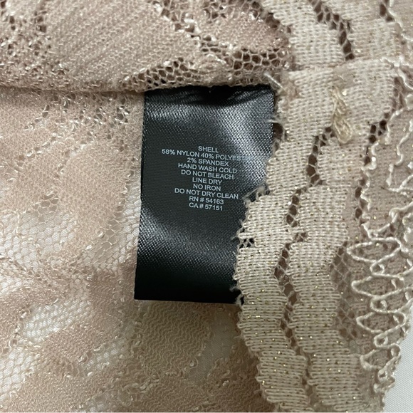 🌸 Avec Les Filles Floral Mesh Long Sleeve Top - Picture 9 of 12